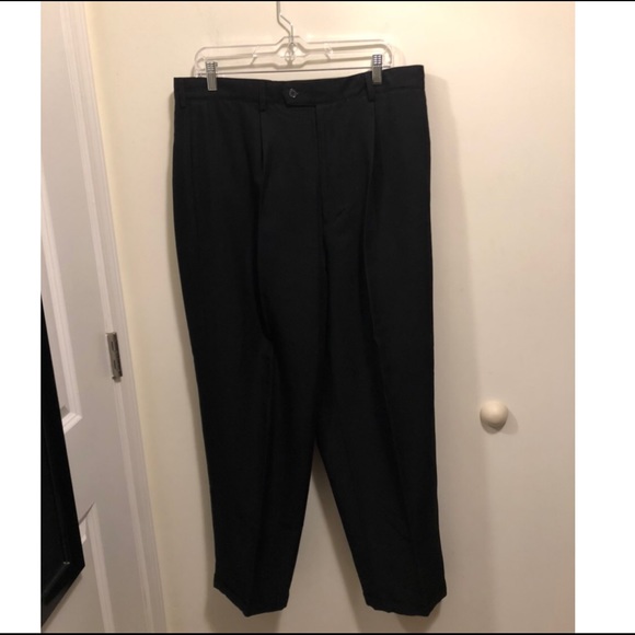 Perry Ellis Men’s Black Dress Pants - Picture 1 of 5